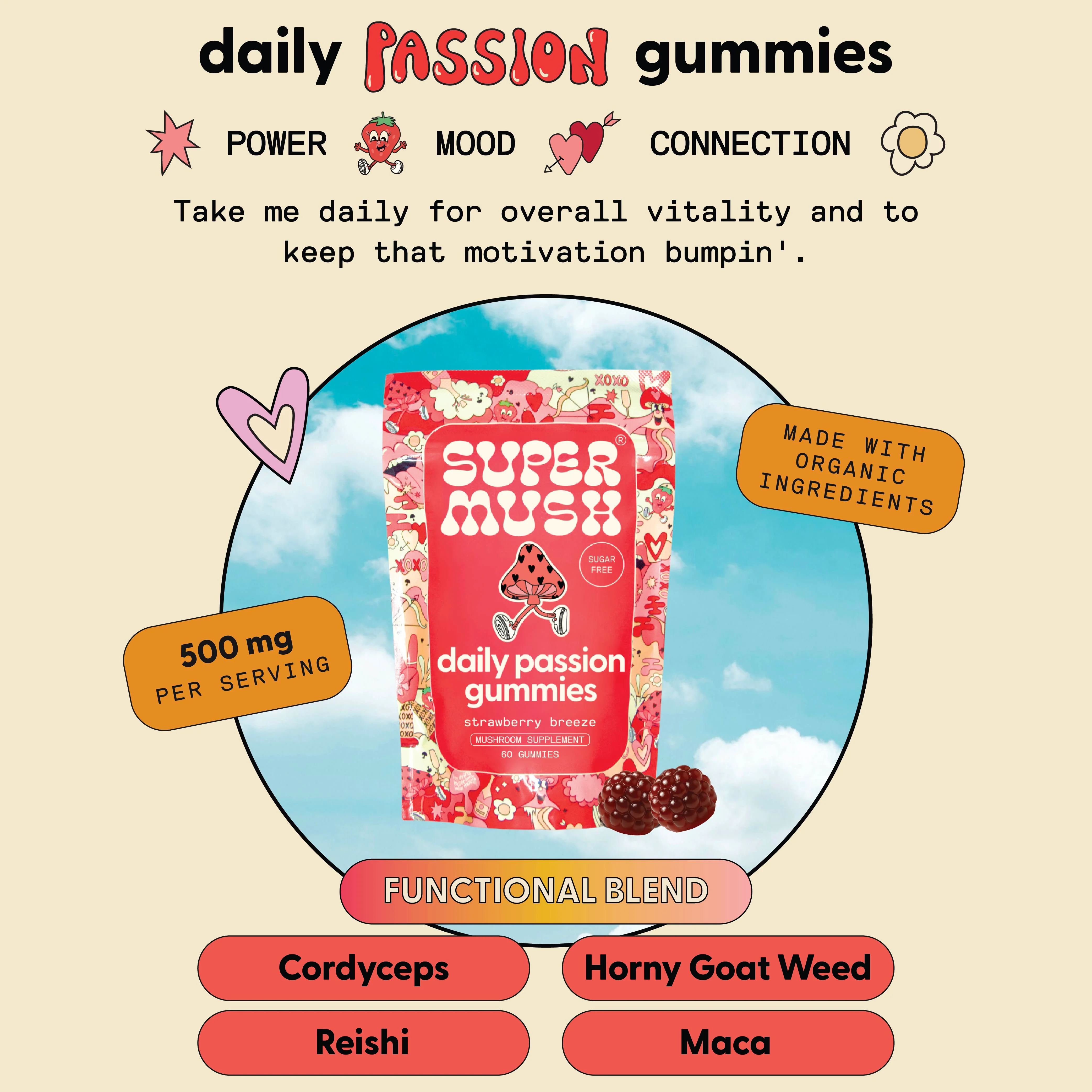 Daily Passion Gummies ♥ 60 Count - Image 5