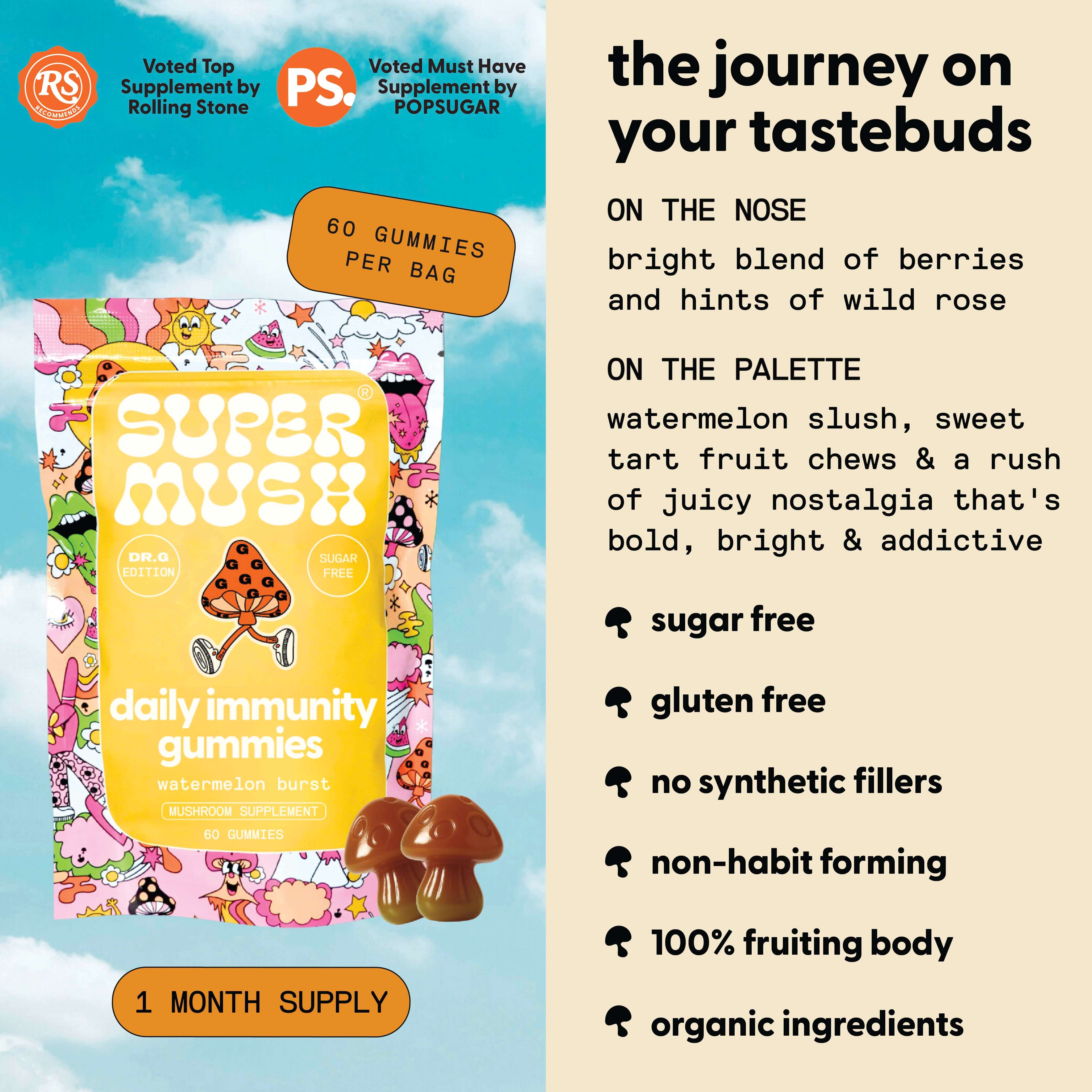 Dr. G Daily Greens Immunity Gummies 60 Count - Image 5