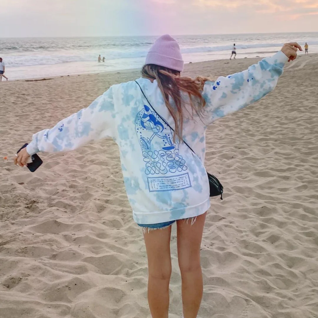 SuperBlue Tie Dye Crew - Image 5