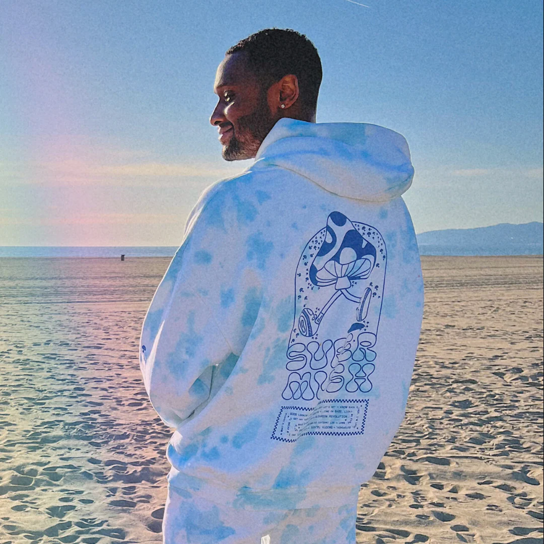 SuperBlue Tie Dye Hoodie - Image 5