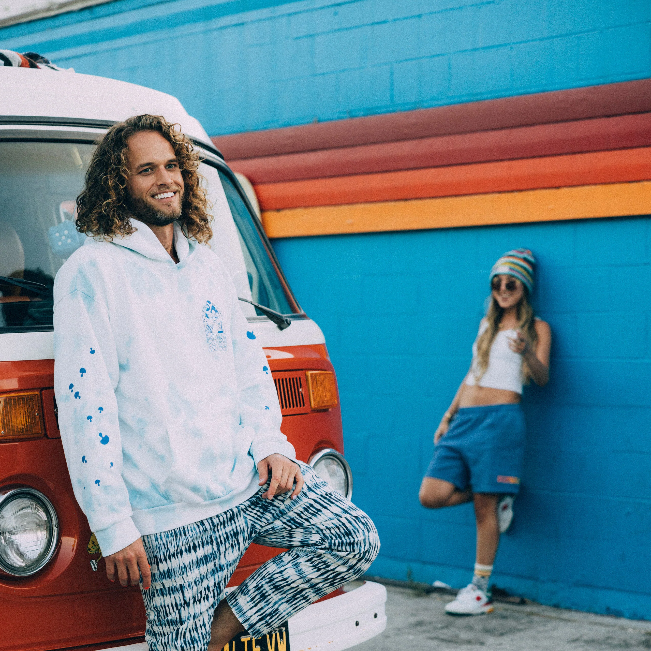 SuperBlue Tie Dye Hoodie - Image 6