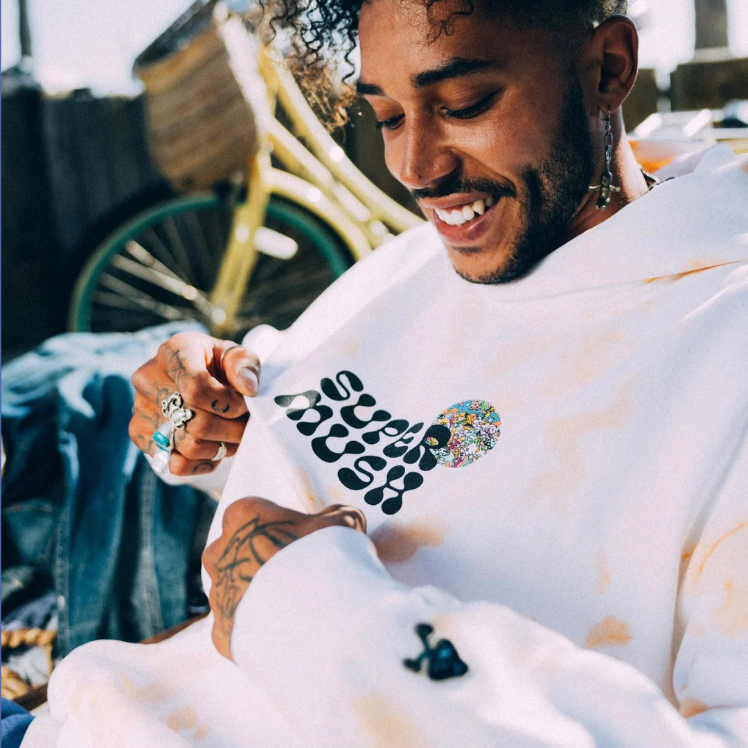 SuperWorld Tie Dye Hoodie - Image 5